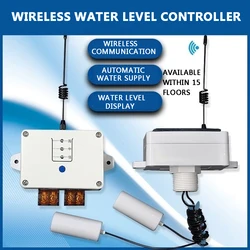 Wireless Fully Automatic Electronic Liquid Level Controller 220V Water Pump Household Water Tank Automatic Water Filler