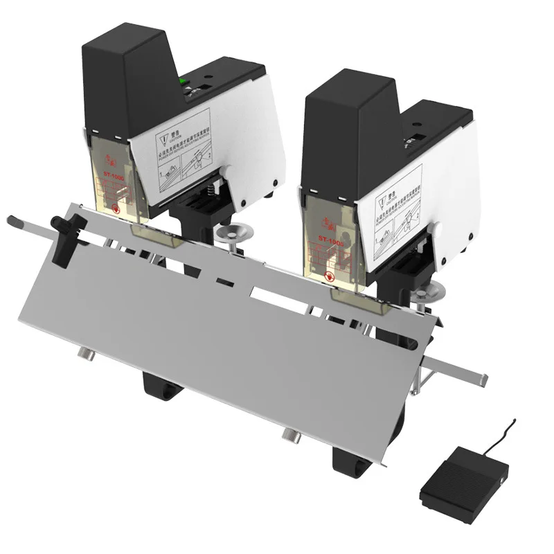 Electric Double Head Saddle Stapler Raphe Stapler Auto Table Stapler