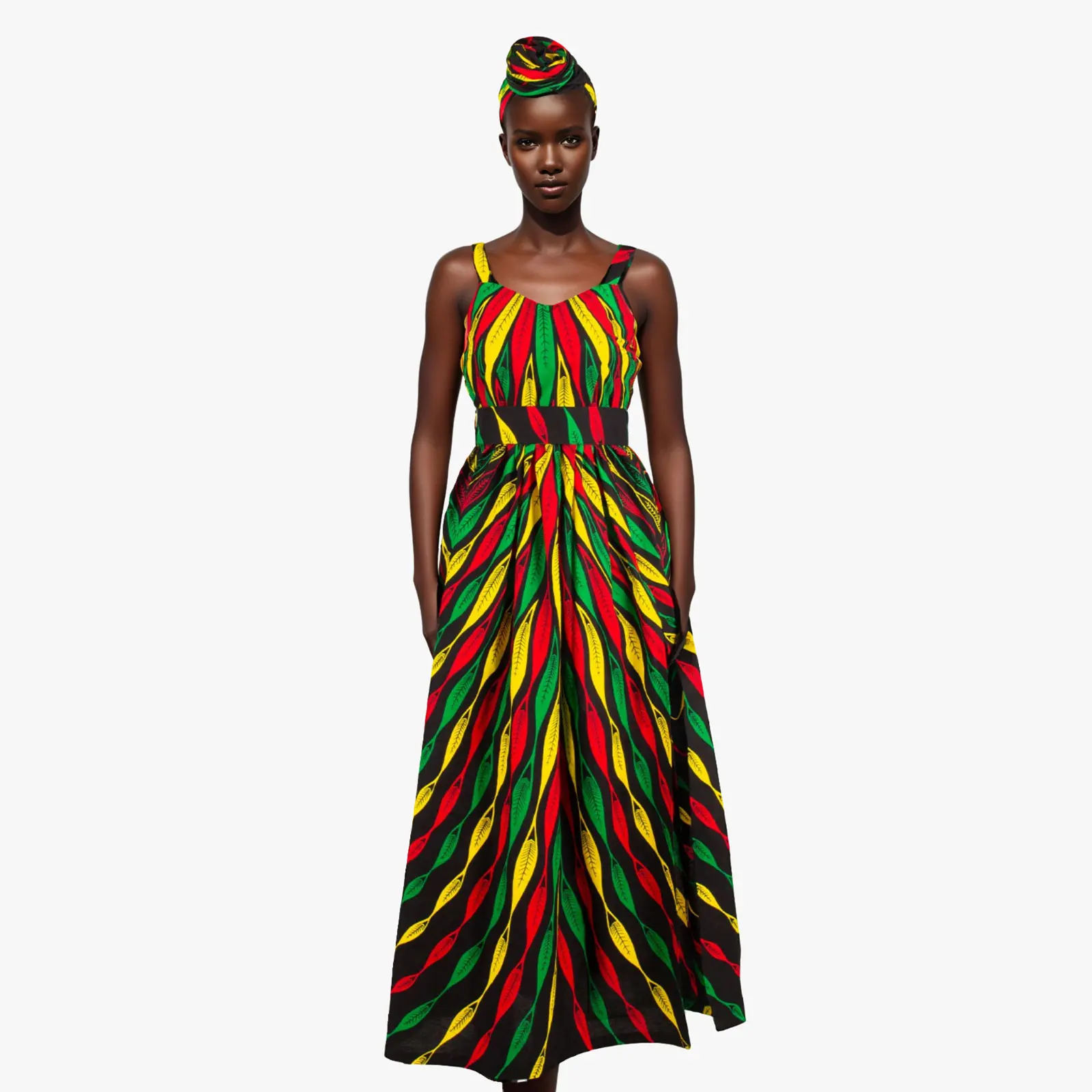 Dashiki African Sexy Dresses for Women Slip Dress Slim Fit Red Bubu for African Women Party Vestidos African Style Dress 2425036