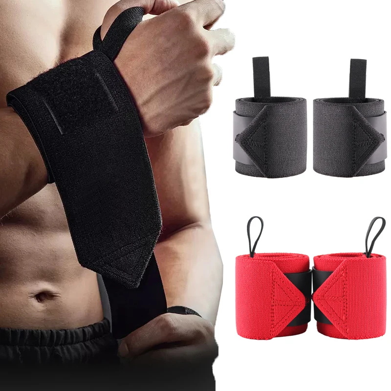 Professional Stiff Wrist Wraps 2 Sizes Fitness Weight Lifting Wrist Wraps Powerlifting Strength Training Support Sports Safety