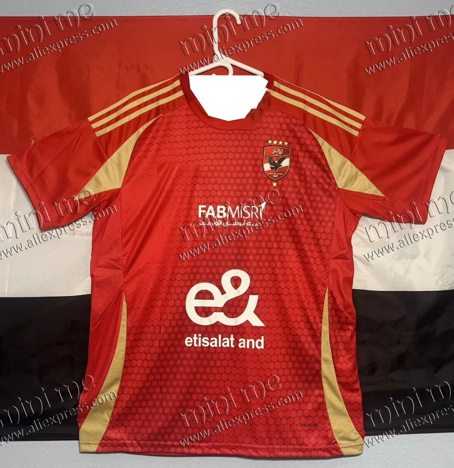 

2025 Summer New Hot-selling Fashion Trend Al Ahli Football Club Jersey Outdoor Comfortable Fast Drying Breathable Short Sleeves