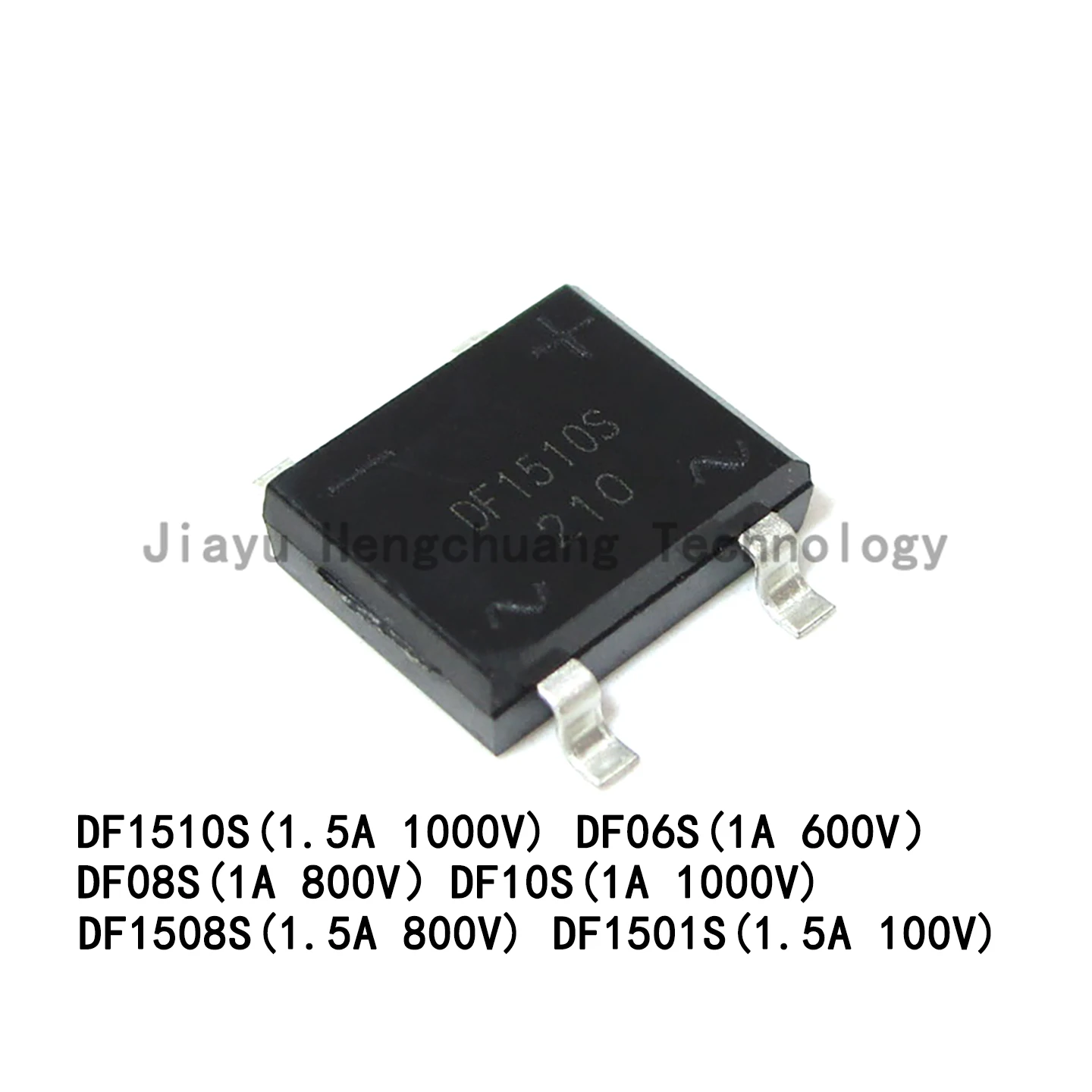20PCS DF1510S, DF06S, DF08S, DF10S DF1501S 1.5A 1A 800V/1000V bridge rectifiers, bridge rectifier stacks