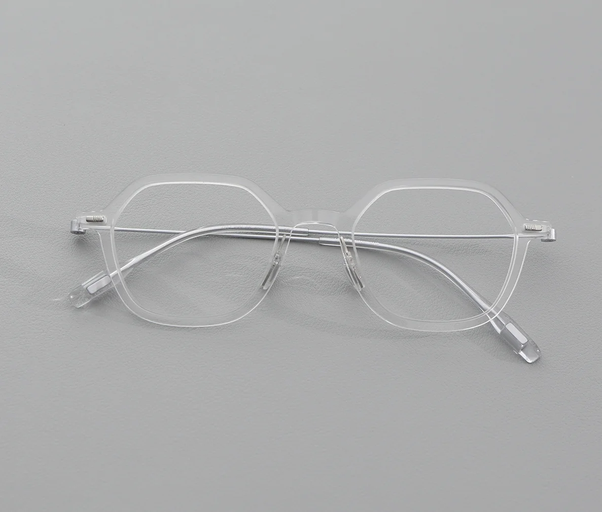 

Transparent color ultra light pure titanium frames