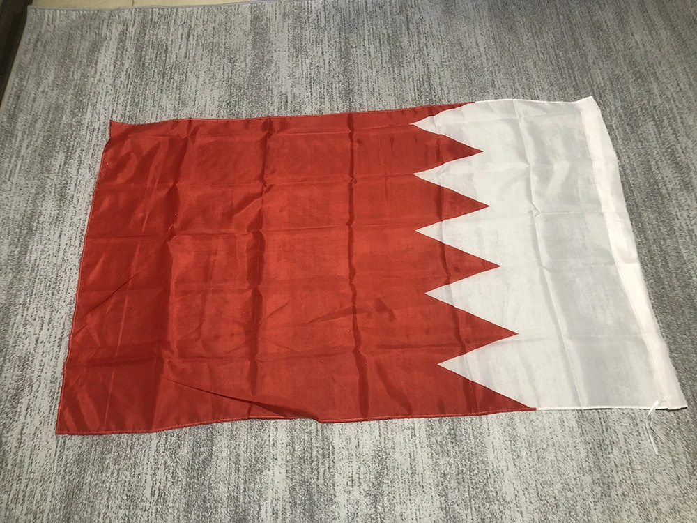 Bahrain National Flag 90x150cm 3x5fts high quality polyester hanging banner Bahrain flag for Festival Home Decoration