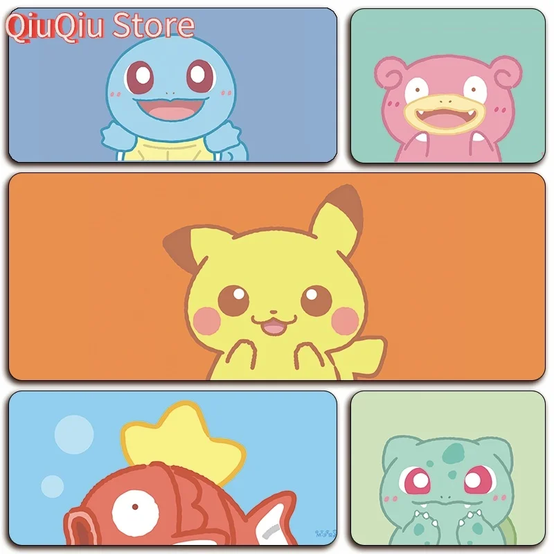

Snorlax mouse pad Pokémon Gengar Pokemon Psyduck table pad Pikachu rubber Bulbasaur soft pad Squirtle laptop keyboard pad Charma