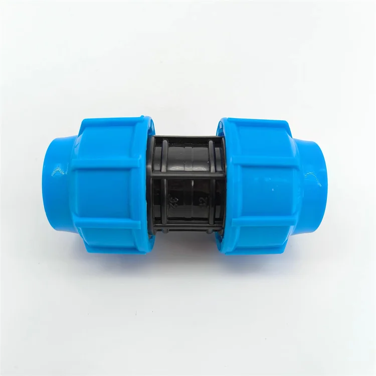 Lotush PN16 20 mm Straight Coupling pipe joint PP  material Compression Fittings For Agricultural irrigation water line