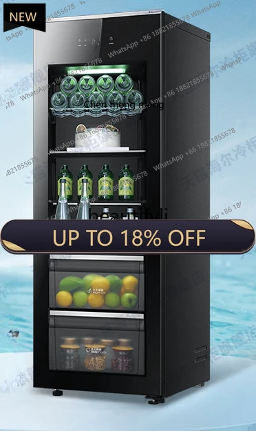 

Z189 200L ice bar, air-cooled and frost-free household beverage, fruit and tea leaves, refrigerated cabinet