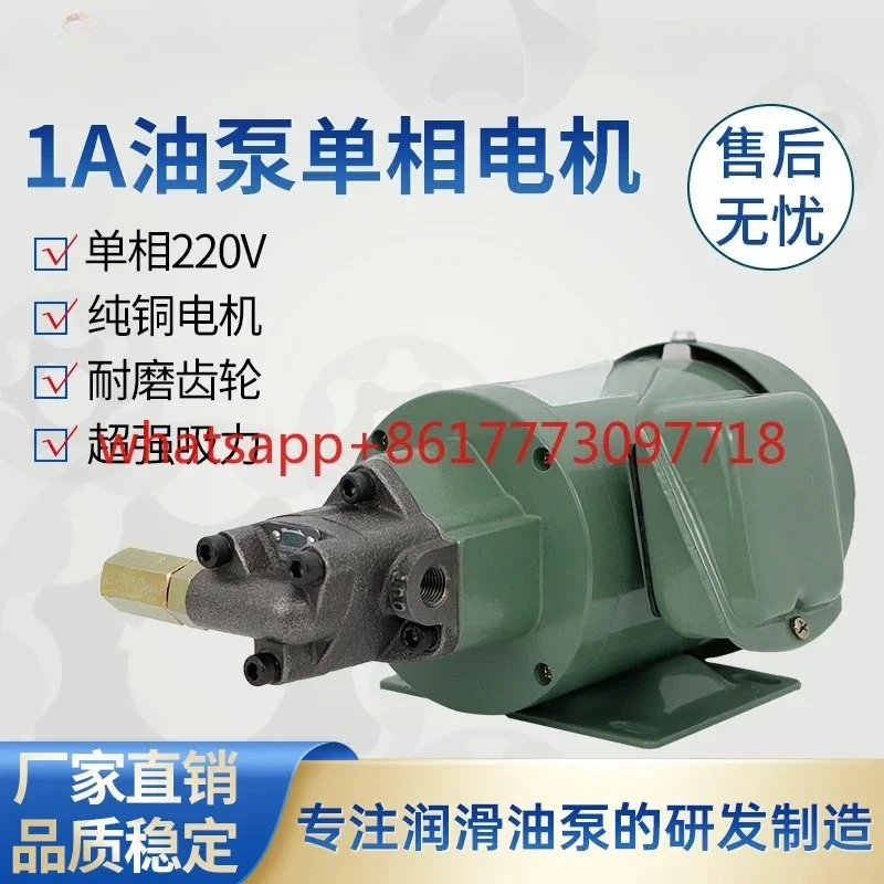 220V single-phase motor TOP-12A triangular pump head cycloidal gear pump 13A machine tool lubricating oil pump motor group