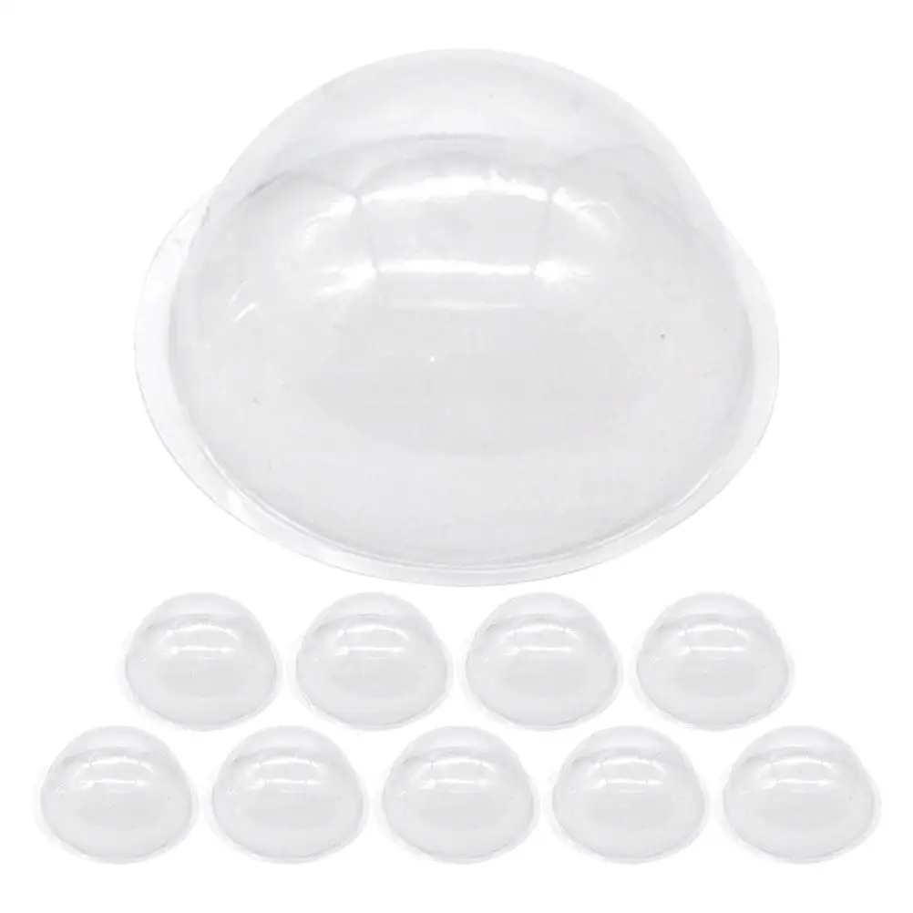 

20 Pcs Semicircular Micro Landscape Cover Clear PVC DIY Craft Mini Cloche Home Decor Halloween Candy Domes Fillable Boxes Star