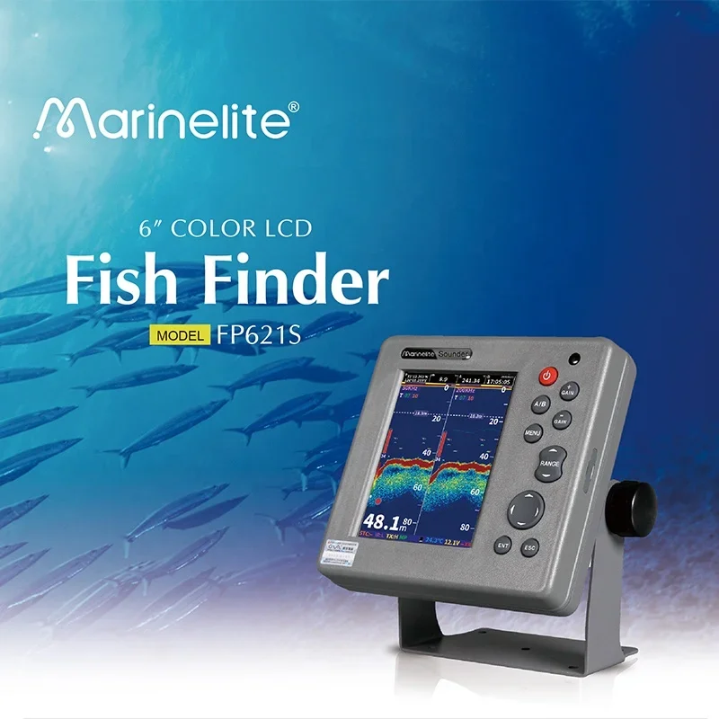 6 Inch Color LCD Sounder Fish Finder Sounder And Sonar System