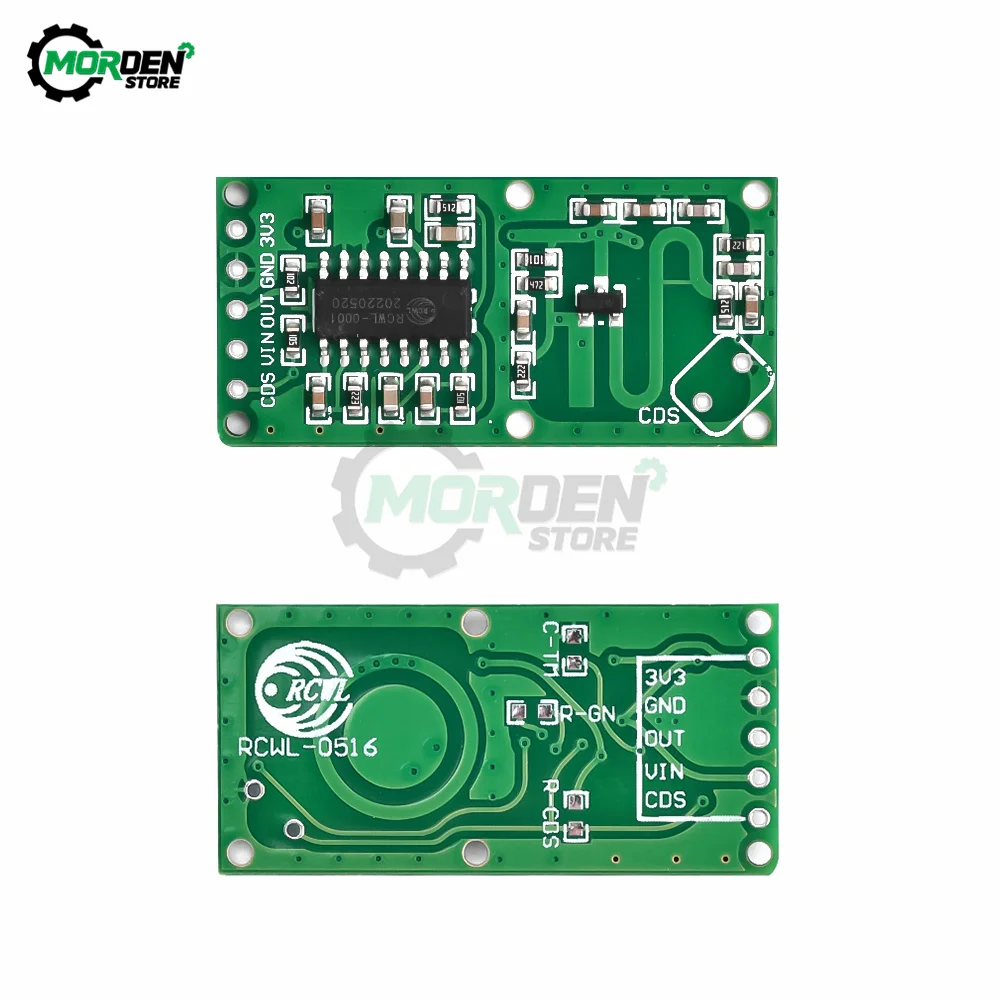 RCWL-0516 Microwave Radar Sensor Module Human Body Induction Switch Module Intelligent Sensor Output 3.3V