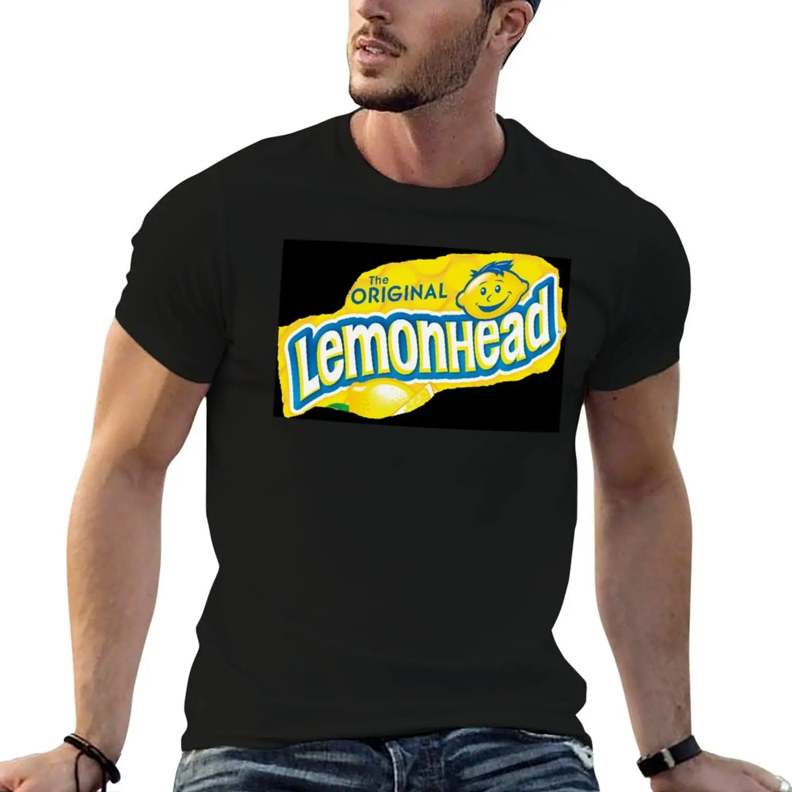 

Lemonhead candy picture T-Shirt g man t shirts for men t shirt man cotton T-Shirt