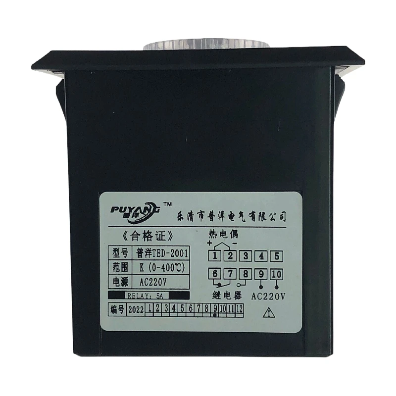Picture 4: TED-2001 Pointer Temperature Controller Digital Display E K Type 100-400 Degrees Celsius 220V