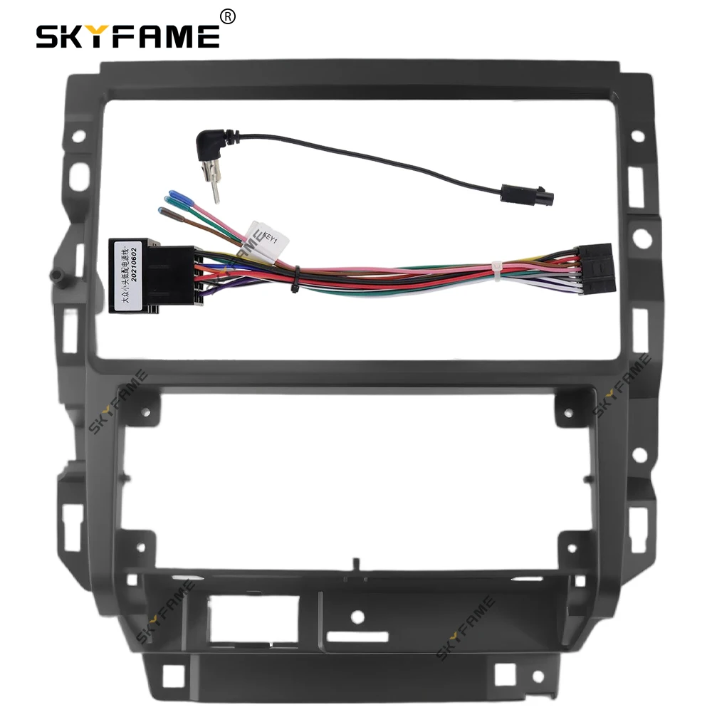 SKYFAME Car Fascia Frame Adapter Canbus Box Android Radio Dash Fitting Panel Kit For Volkswagen Golf 4 Bora MK4