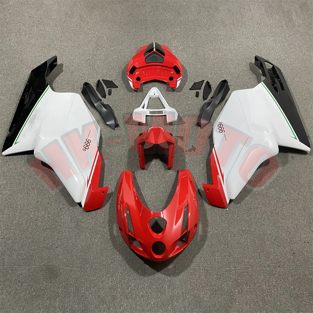 Motorcycle Fairing Kit Fit For 749 749S 999 999S 2003 2004 Single Seat Bodywork Set High Quality Abs Injection Red White Black