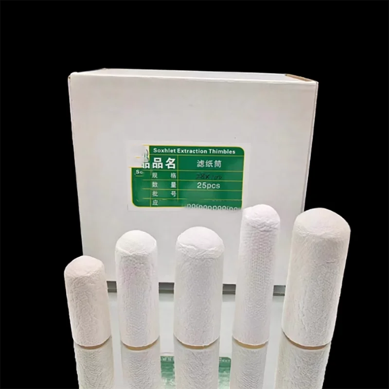 

10PCS paper filter lab with Soxhlet extraction cellulose sleeve Soxhlet extraction paper sleeve