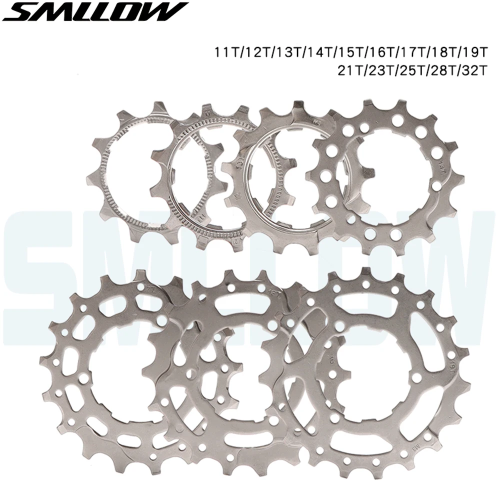 Steel Road Mountain Bike Cassette Cog 11/12 Speed 11/12/13/14/15/1617/18/19/21/23/24/25/28/30/32T Tooth Freewheel Repair Part Fl