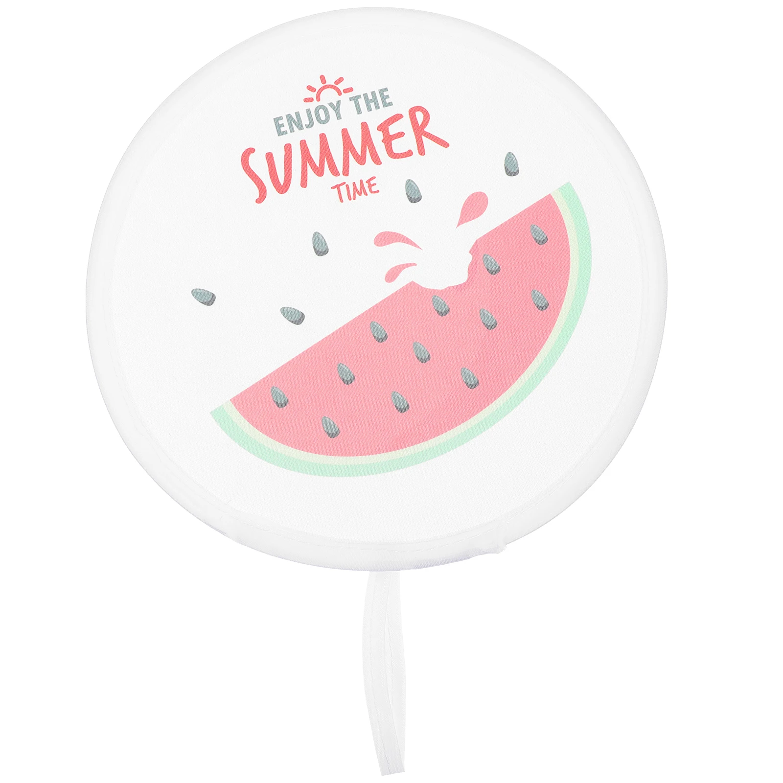 

1pc Foldable Round Handheld Portable Small for Travel Dancing Performance Summer Cooling Compact Cloth Simple Folding for Women