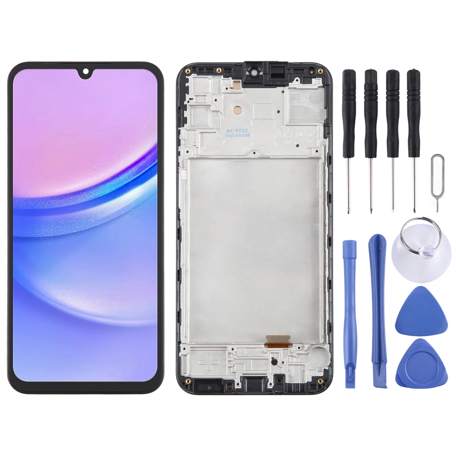 TFT LCD Screen for Samsung Galaxy A15 5G SM-A156B Digitizer Full Assembly with Frame Not Supporting Fingerprint Identification