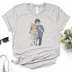 Yamada Lv999 t shirt women manga top female comic 2000s manga clothes