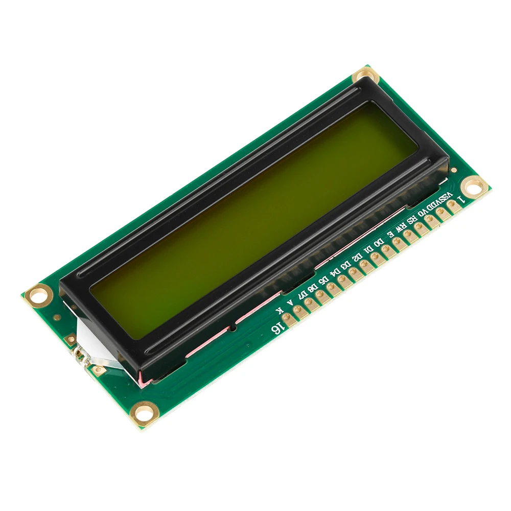LCD1602 1602 LCD Module Blue / Yellow Green Screen 16x2 Character LCD Display  PCF8574T IIC I2C Interface 5V for Arduino