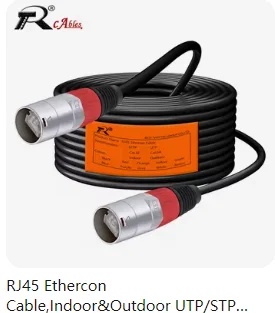 RJ45 CAT5 mit abgeschirmtem 4-Kanal-3-Pin-XLR-Stecker/Buchse, Multi-Netzwerk-Empfängerkabel für Bühnenaufnahmestudio – Detail 33