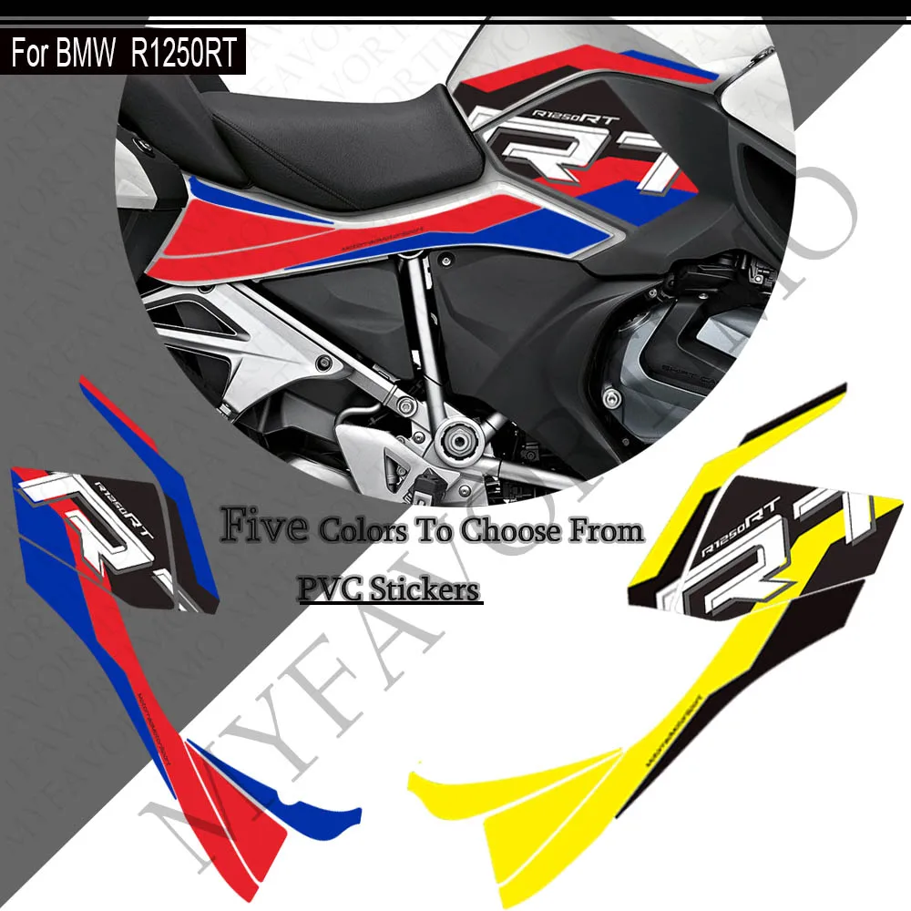 For BMW R1250RT R 1250 RT Motorcycle Tank Pad Fairing Fender Trunk Luggage Cases Protector Grips Kit Knee Wheels Stickers Decals