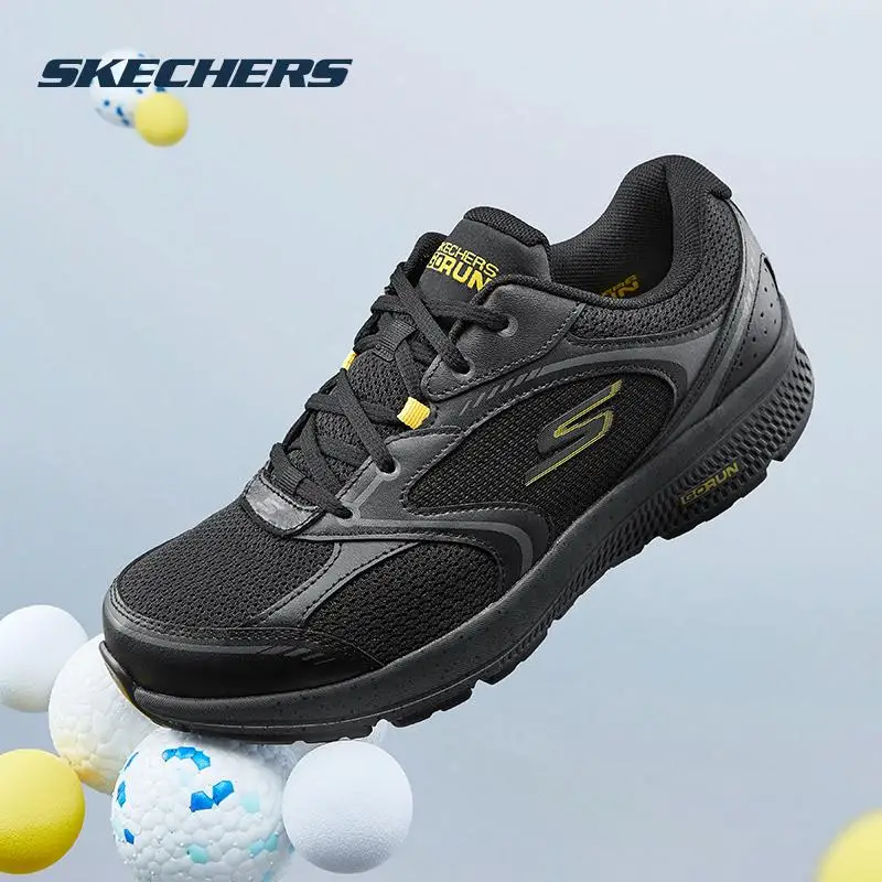 

Skechers Men's Shoes, Sports Shoes Gorun Mesh Breathable Casual Shoes, Walking Shoes, Lightweight Cushioning Running Shoes 220371-Bkyl