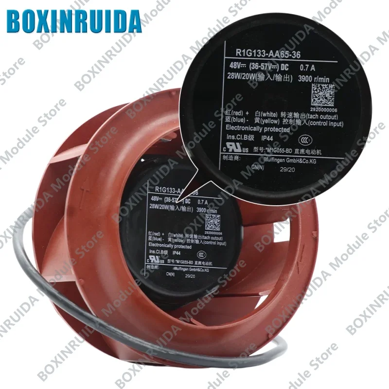 Brand new original R1G133-AA65-36 fan, medical fan, air purifier, cooling centrifugal fan