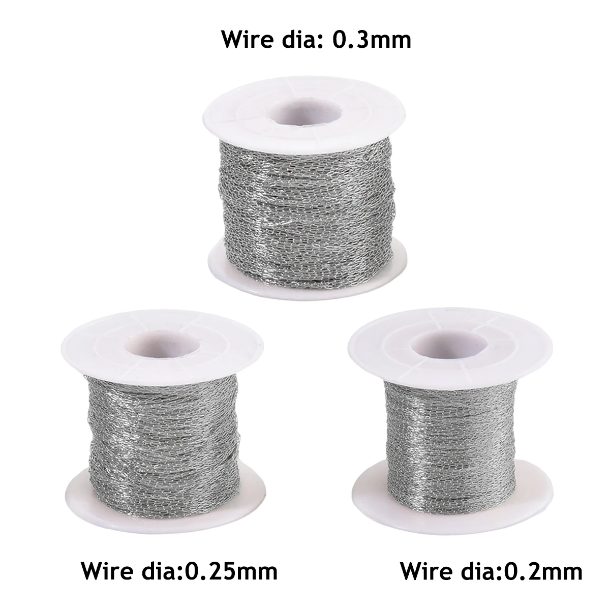 Großhandel 5 Meter/Lot Edelstahl Dünner Perlenkabel-Draht Durchmesser 0,2/0,25/0,3 DIY Halskette Armband Schmuckherstellung – Detail 2