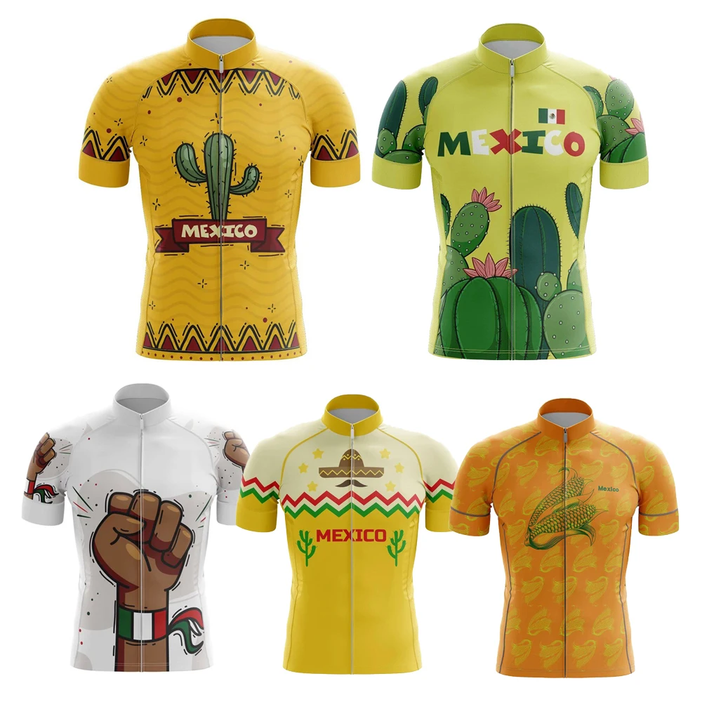 

Нью-Мексико велосипедный трикотаж, дышащий, быстросохнущий, мужской, с коротким рукавом, элитная одежда для велосипеда