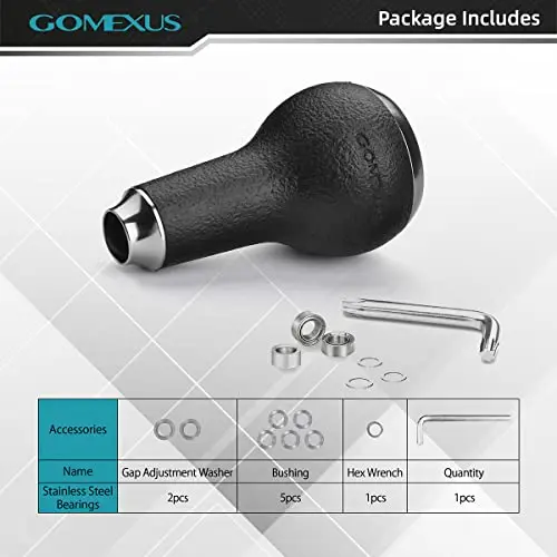 Gomexus Knopf A27 27mm TPE Gummi Angelrollenknopf für Baitcasting- und Spinnrollen Angel-Upgrade – Detail 7