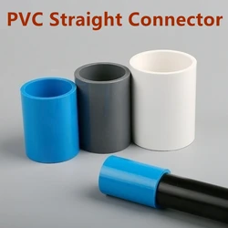 1PC I.D 16~90mm PVC Straight Connector Joints Garden Irrigation Accessories Aquarium Fish Tank Pipe Adapter Watering Fittings