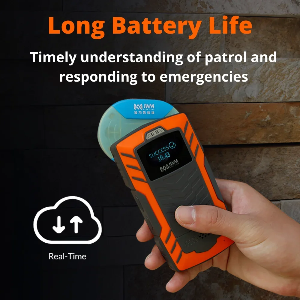 JWM GPRS Phone Call Function Waterproof Voice Prompt Security Guard Alarm Patrol System For Factory