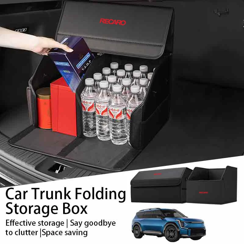 

Car Trunk Storage Box Organizer Foldable Stowing Tidying Container Bag For Recaro Accessories Racing Interior