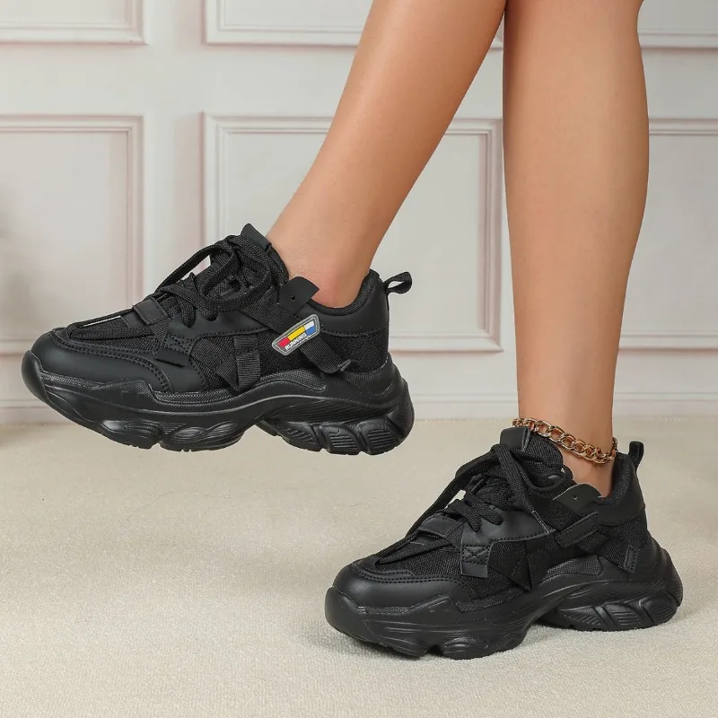 

Fashion Women Shoes 2025 Height-increasing Platform Sneakers Women Comfy Casual Sneaker Size 43 Trainers Woman Zapatillas Mujer