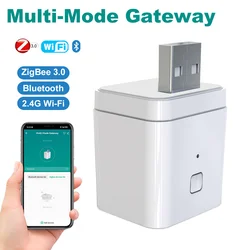 Tuya ZigBee Smart USB Multi-mode Gateway &Bluetooth Wireless Hub Control Smart Home Control Compatible with Alexa Google Home