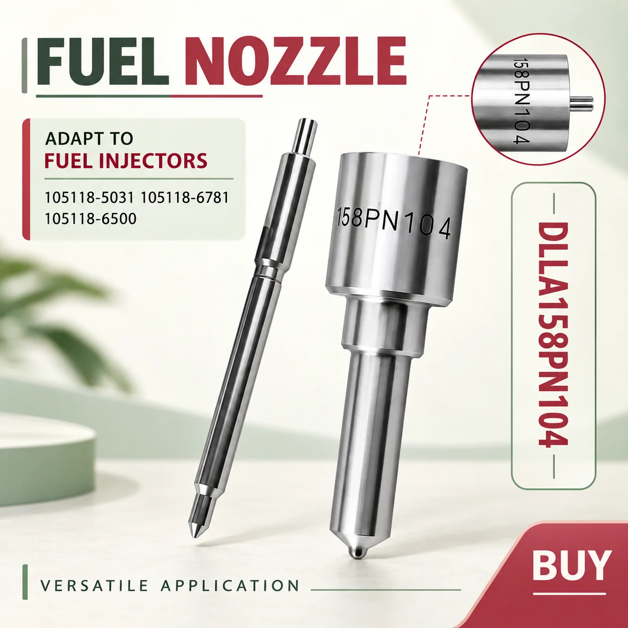 PN‑Series Diesel Nozzle DLLA158PN104,Aftermarket Spare Accessory,Optimize Engine Combustion Performance.LI1530