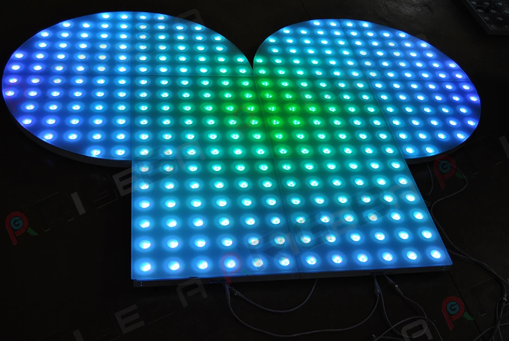 Newest  Led Digital Video Graphic Flash Dancing Floor for Wedding Party Events