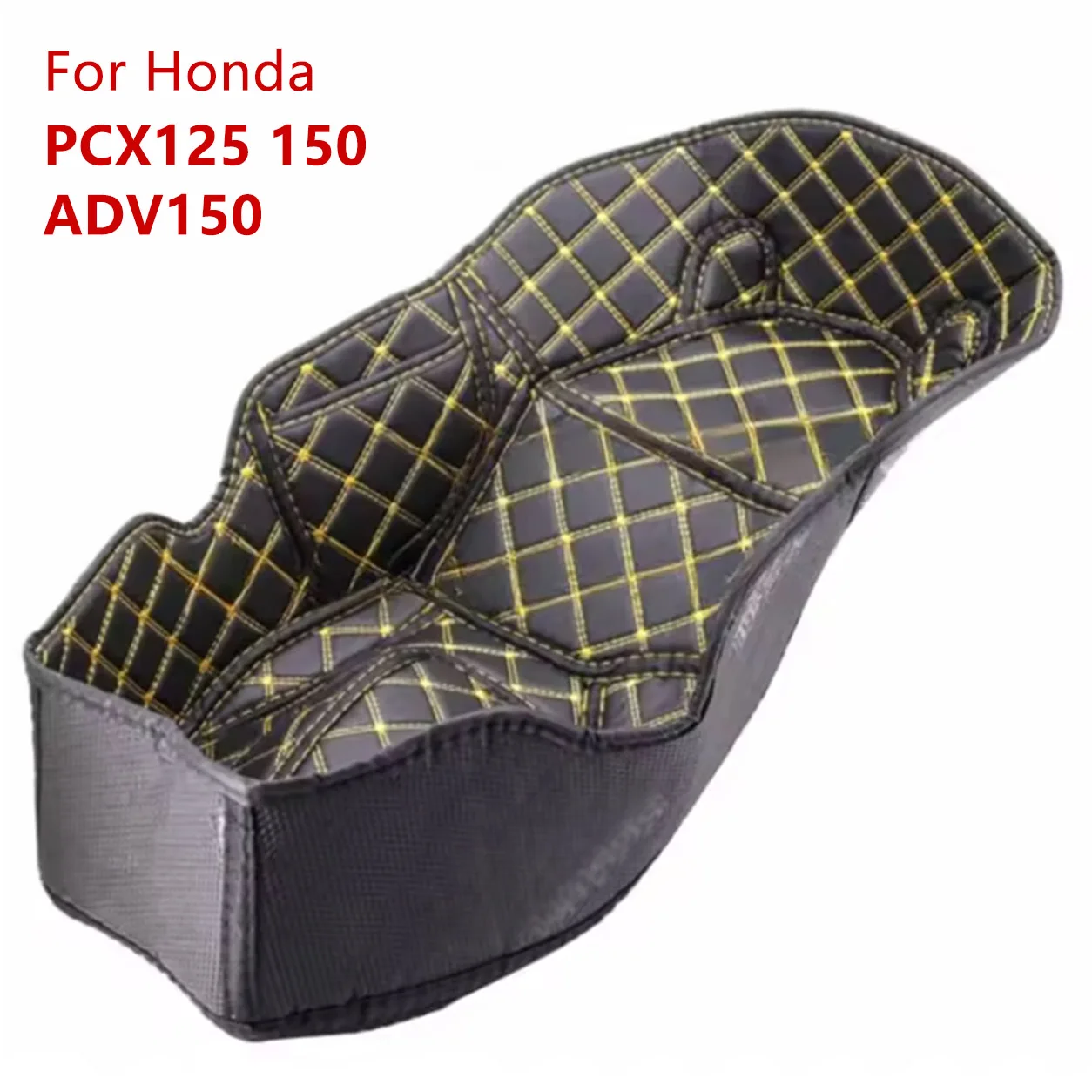 Motorcycle Seat Bucket PU Liner Protector Mat For Honda PCX 125 150 160 ADV150 Under Seat Storage Box Anti-Scratch Lining Pad