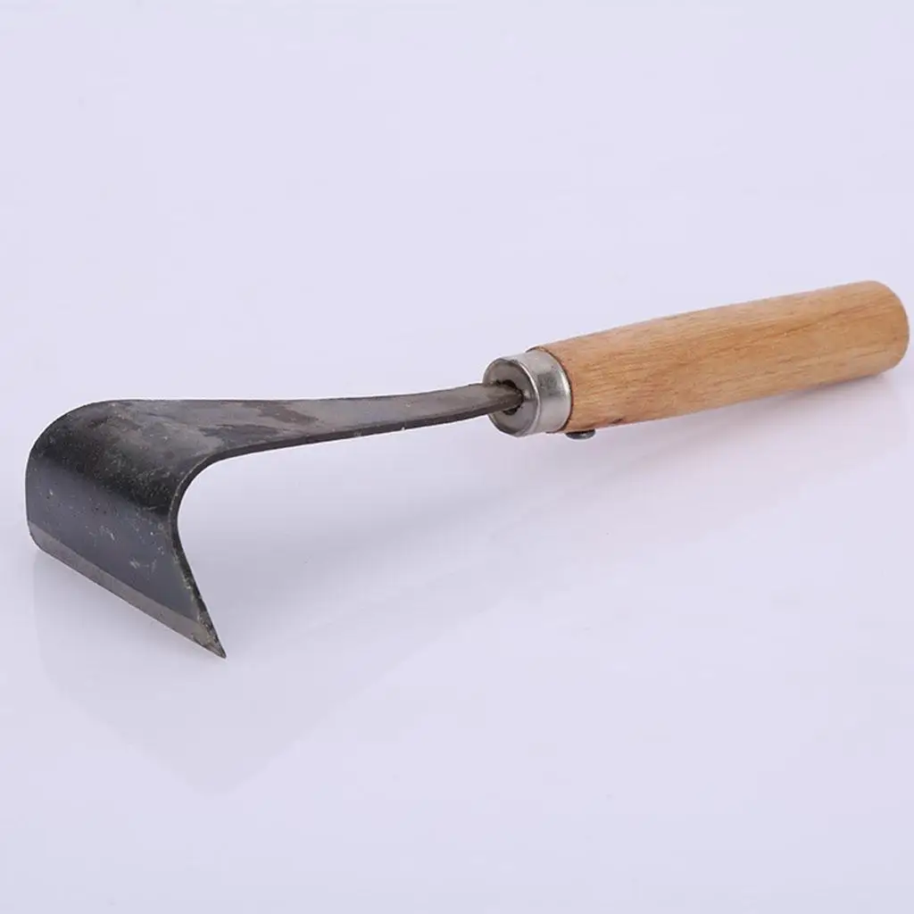 Durable Scraper Manganese Steel Shave Tool Wood Handle Bark Scraper Wooden Handle Scraper for Woodworking