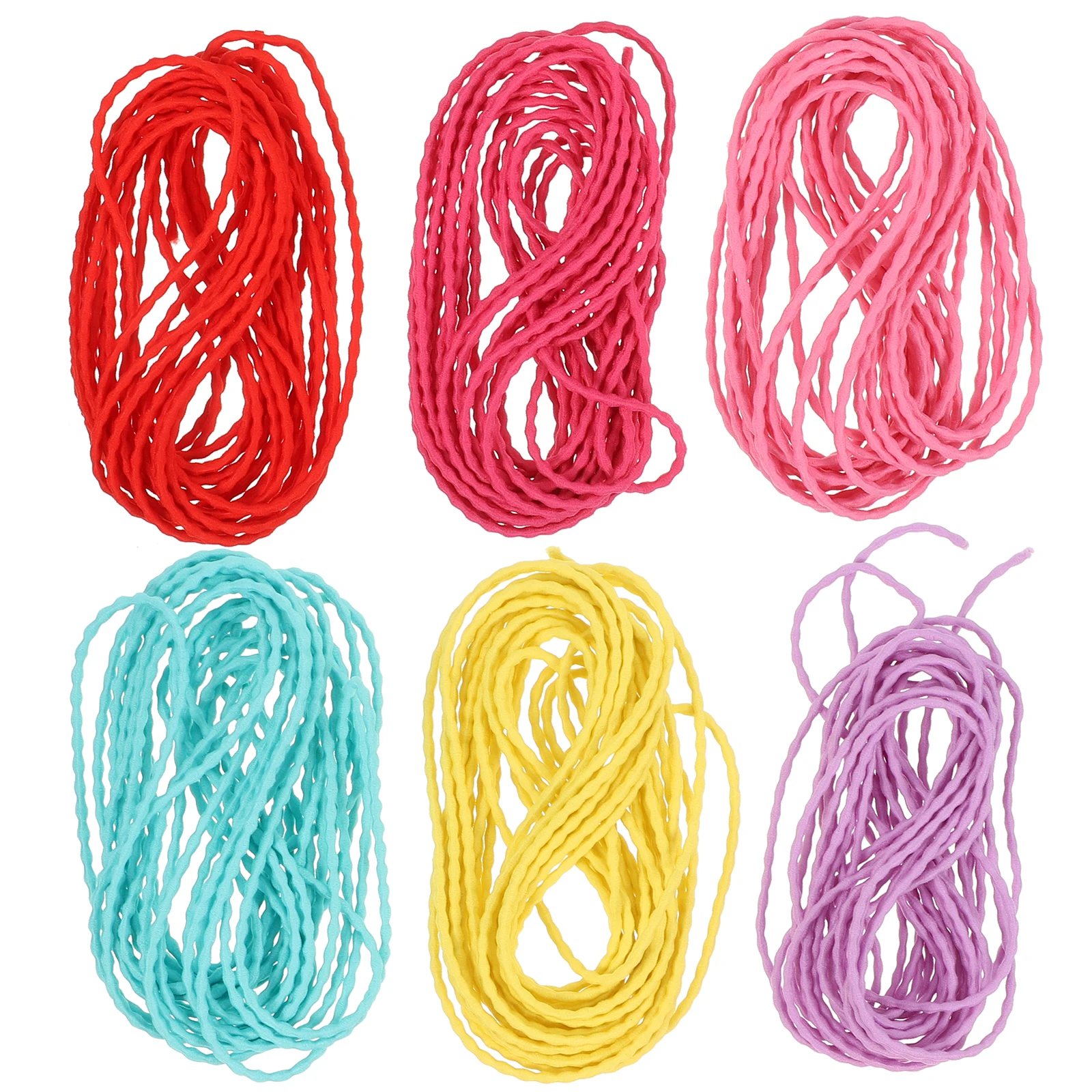 

Colorful Hair Rope Ties Stretch Bead Cord Elastic Band Jewelry Thread Bracelet String Cord for Necklace Making DIY Crafts Safe
