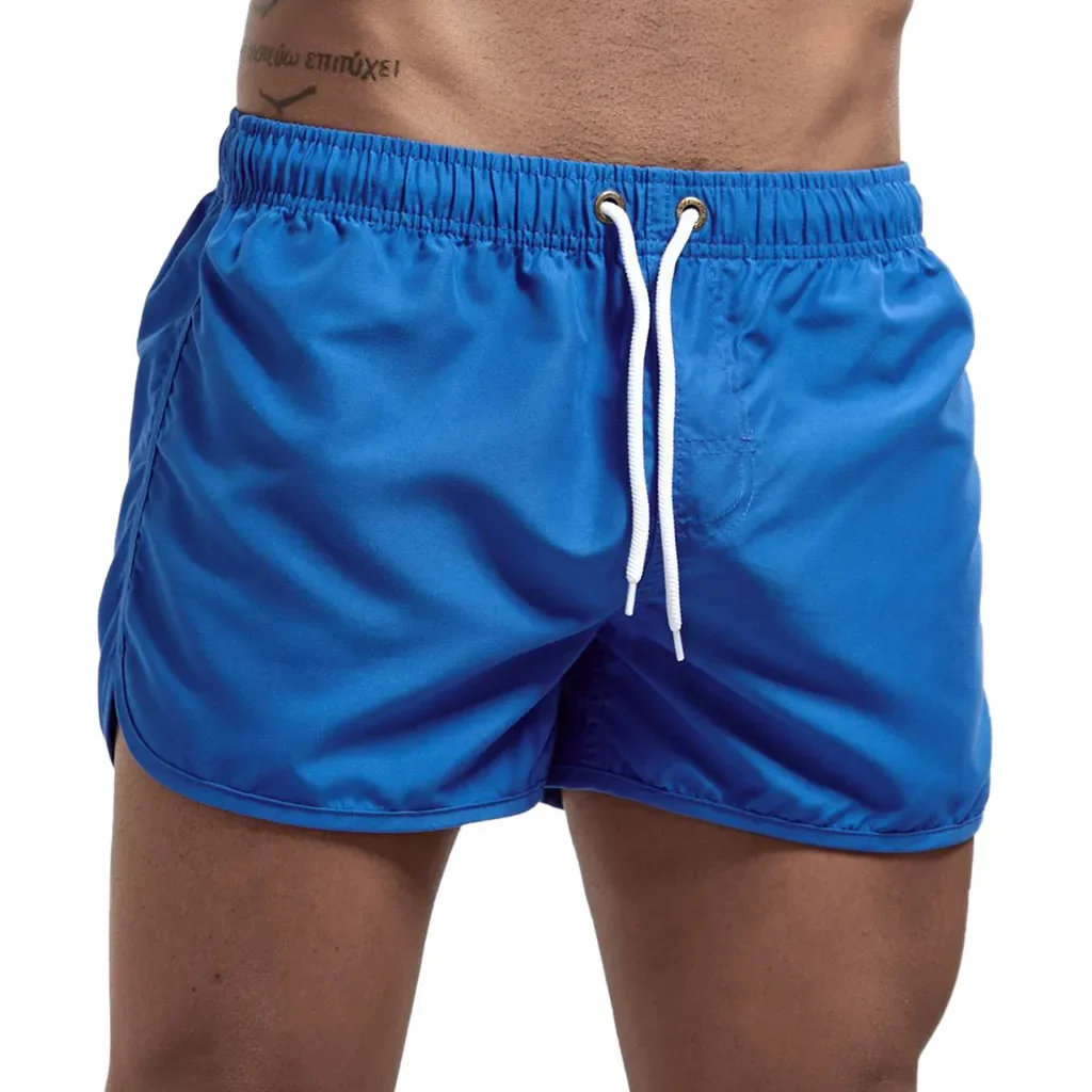 Homens Secagem Rápida Shorts de Praia, Swimwear, Swim Shorts, Troncos, Board Natação Short, Calças Maiôs, Running Sports, Surffing Shorts