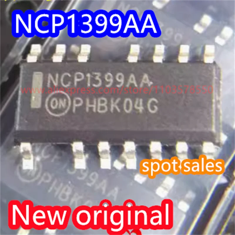 5PCS  New original NCP1399ACDR2G NCP1399AC switch controller chip NCP1399AADR2G NCP1399AA packaging SOP16