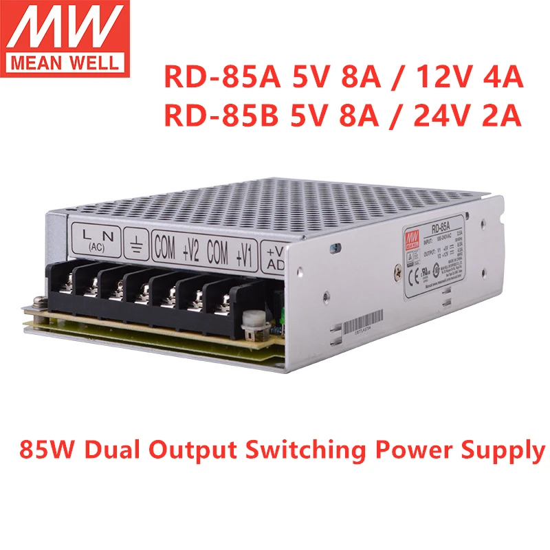 MEAN WELL RD-85 Series 85W Dual Output Switching Power Supply RD-85A RD-85B