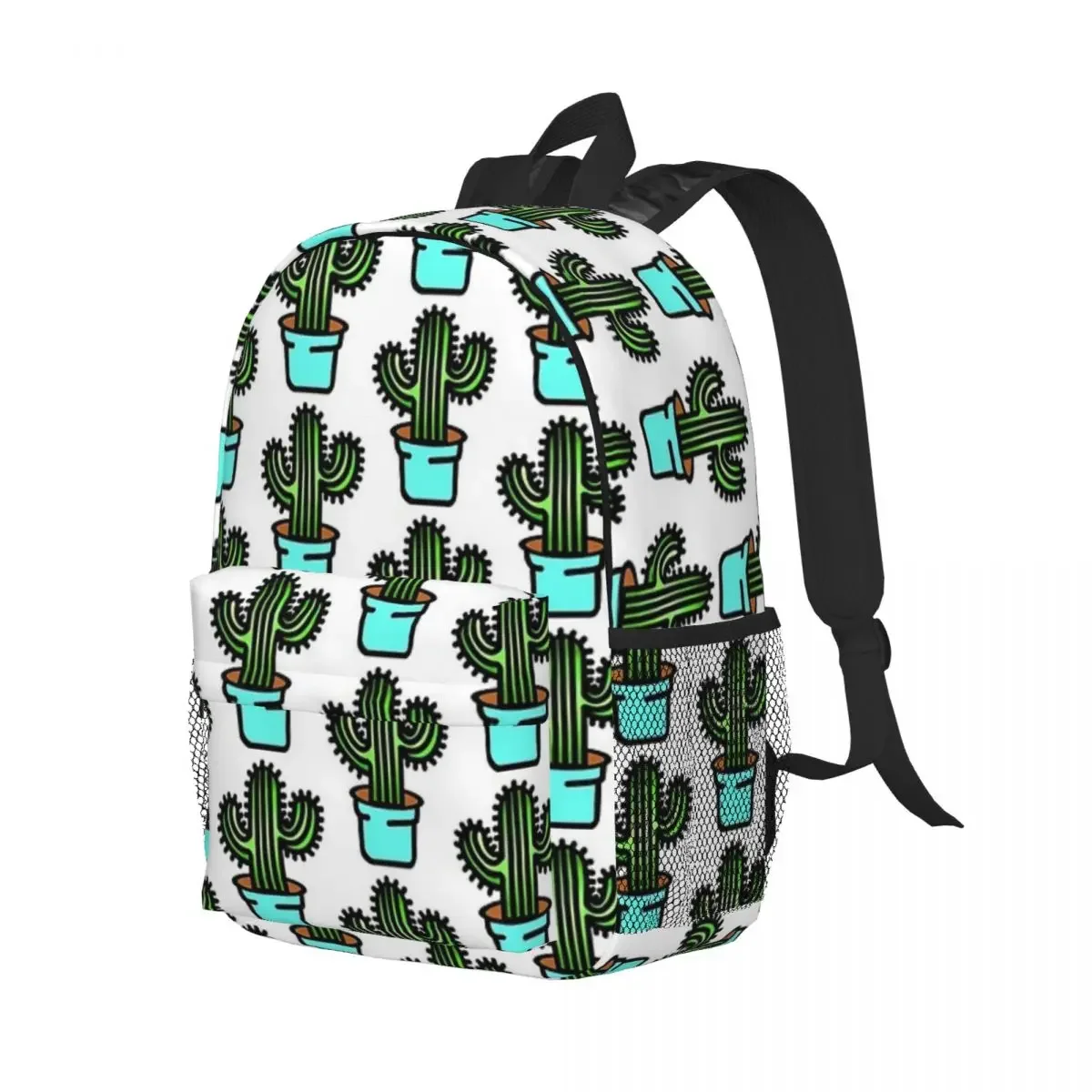 Cute Cactus Plant Backpacks Boys Girls Bookbag Casual Children School Bags Travel Rucksack Shoulder Bag Large Capacity