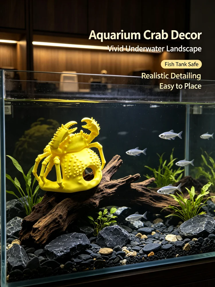 Желтая декоративная фигурка кр – обзор и цена Marine Aquarium Used