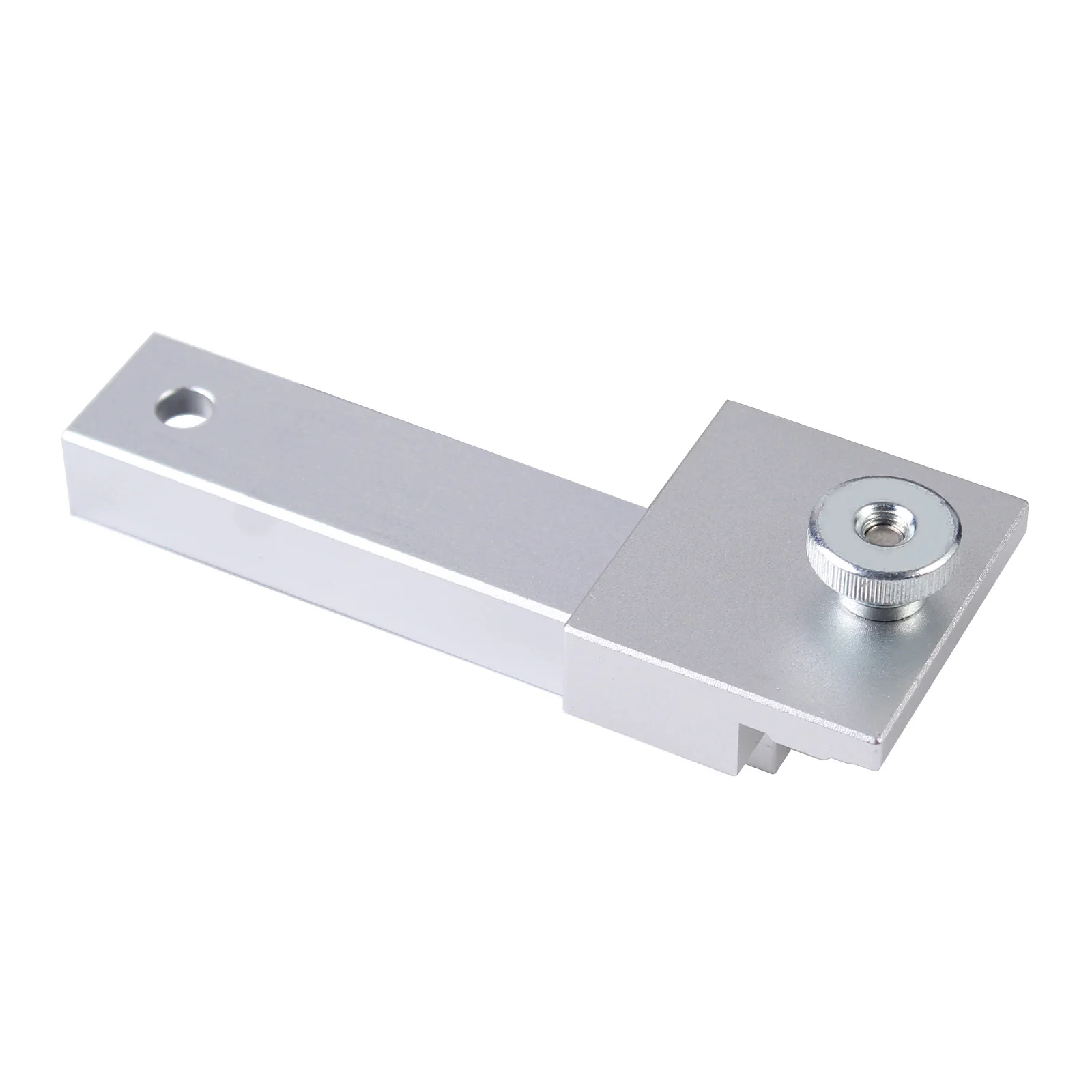 1Pc Track Saw Guide Rail Square 90° Right Angle Aluminum Alloy Quick Positive Angle Stop, Woodworking Workbench Tool