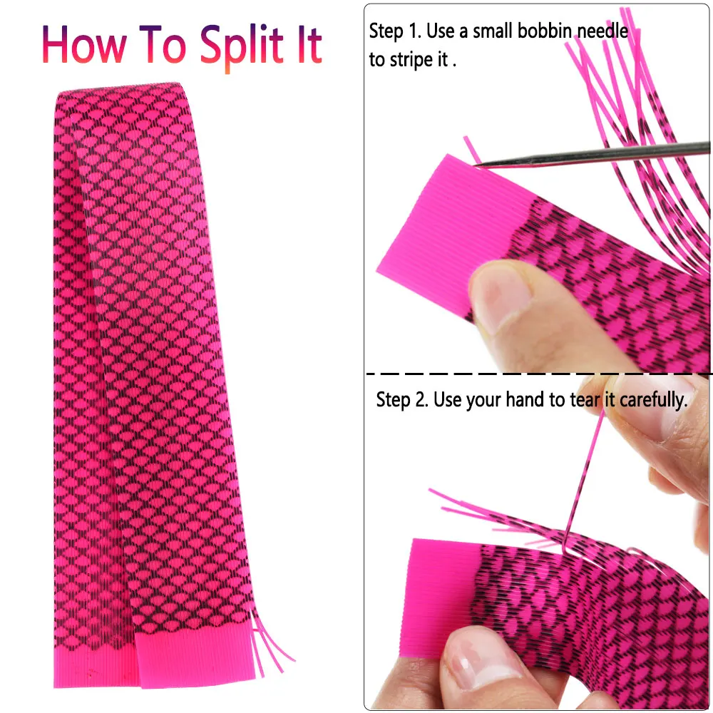 2/4/8 Stück 30 cm lange runde Silikonstränge, Grizzly-Gummifüße, Material für Fliegenbinden, Jig-Köder-Röcke, zum Angeln auf Barsch, Forelle und Lachs – Detail 5