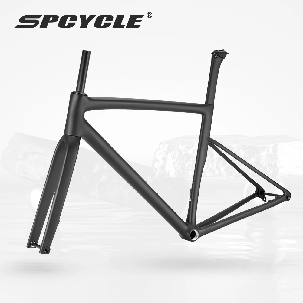 

Spcycle R088 Super Light Carbon Road Bike Frame Disc Brake Full Hidden Cable UDH Hanger BSA 700x32C Road Bicycle Frameset